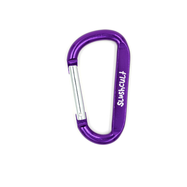 Scribble Logo Carabiner Accessories Slushcult Purple   Slushcult