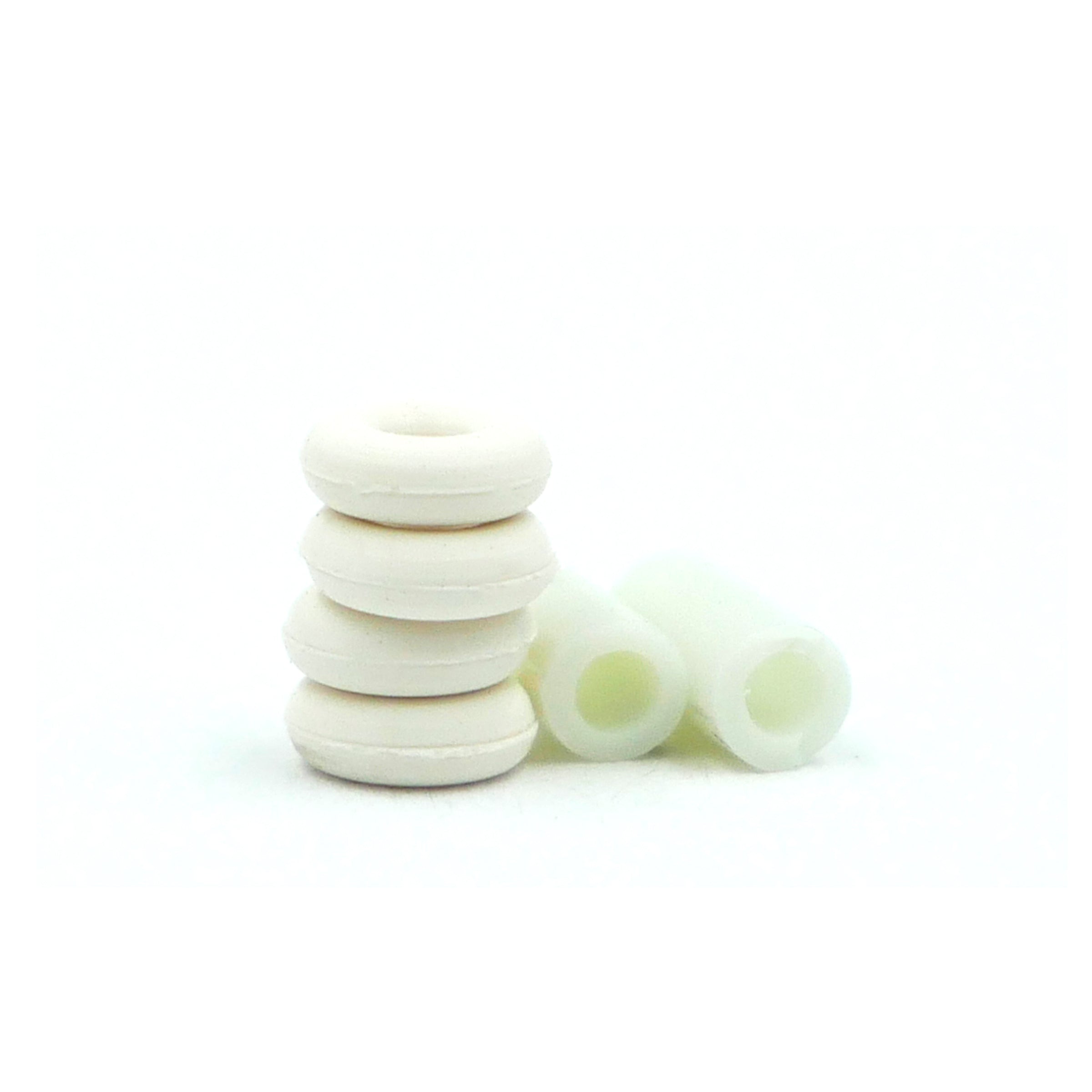 Rattlerz™ O-Ring Fingerboard Bushings Tuning Slushcult White   Slushcult