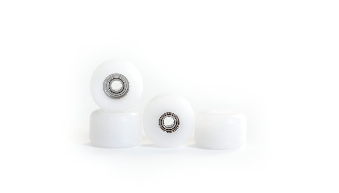 Flatface G4 Wheels (White) Fingerboard Wheels Flatface    Slushcult