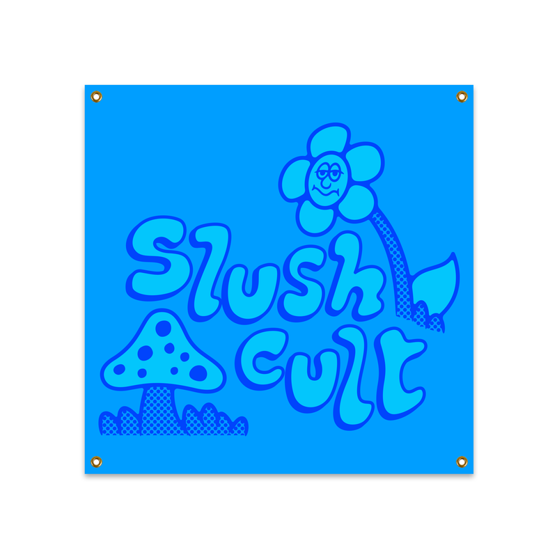 Shroom Vinyl Banner Accessories Slushcult    Slushcult