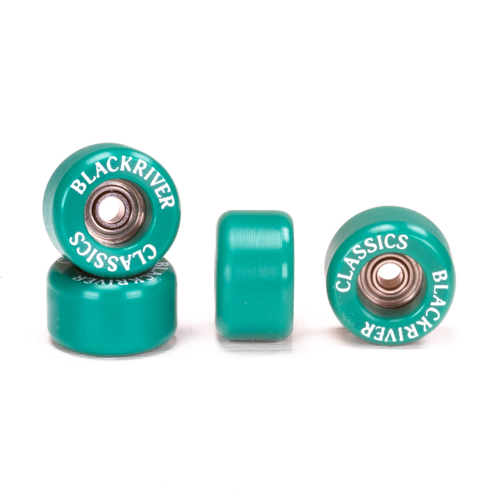 Blackriver Wheels "Classics" Green Fingerboard Wheels Blackriver    Slushcult