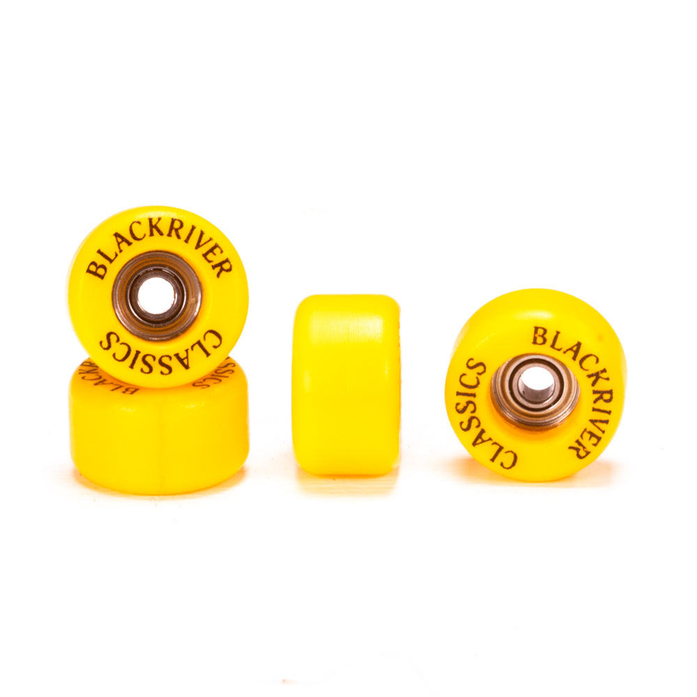 Blackriver Wheels "Classics" Yellow Fingerboard Wheels Blackriver    Slushcult