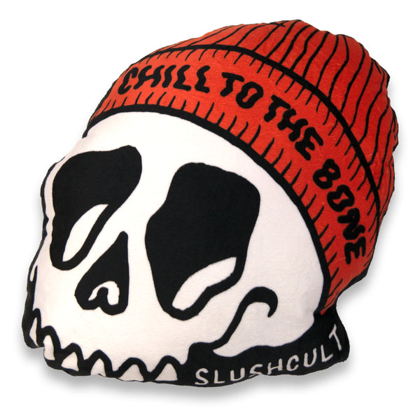 Chill To The Bone Plush Pillow Accessories Slushcult    Slushcult
