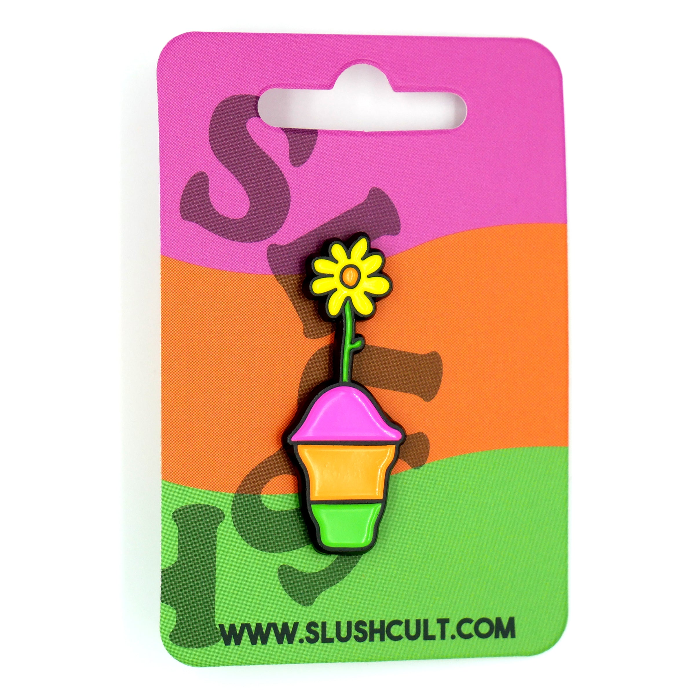 Daisy Cup Enamel Pin Pins Slushcult    Slushcult