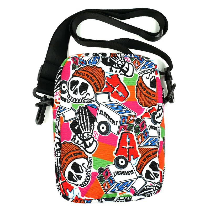 Anywhere Side Bag "Sticker Slapped" Print Accessories Slushcult    Slushcult