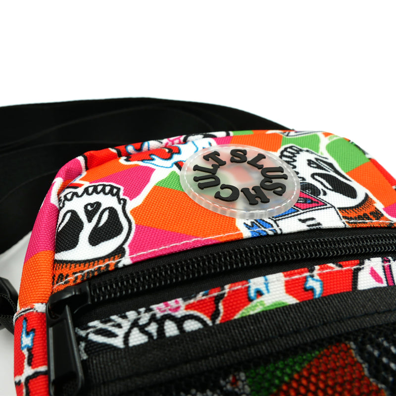 Anywhere Side Bag "Sticker Slapped" Print Accessories Slushcult    Slushcult